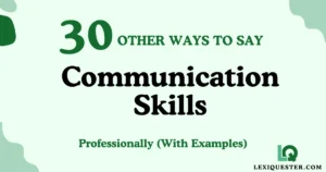 Communication Skills