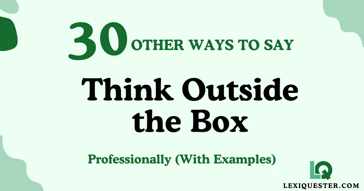 Think Outside the Box