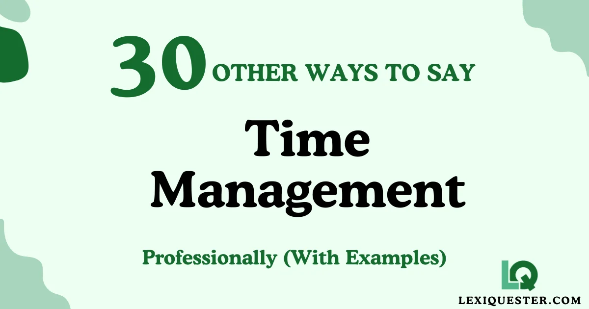 Time Management