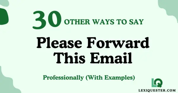 Please Forward This Email